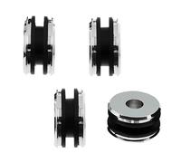 Chrome Harley Detachable Docking Hardware Kit Saddlebag Docking Bushings Fits for Harley 2003-2017 Flstc Models Equipped with Quick-Detach Saddlebag Kit P/N 90200641a And Detachable Accessories (4)