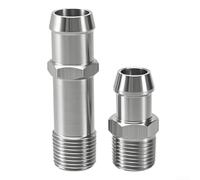 Chrome Heater Hose Connector for Chevy Camaro Impala 60s