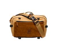 Chrome Industrie - Shoulder briefcase - Kadet Max Heritage Suede in Nylon - Brown Brown