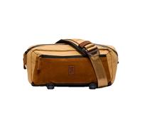 Chrome Industrie - Shoulder briefcase - Mini Kadet Heritage Suede in Nylon - Brown Brown
