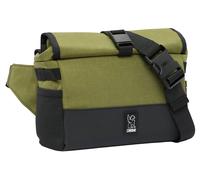 Chrome Doubletrack Handlebar Bag Green One Size Olive Branch