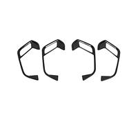 Chrome Interior Door Handles, For Q3 F3 2019 2020 Car Interior tainless Steel Inner Cover Trim Frame Sticker (Stainless Black)