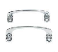 Chrome Interior Door Pull Handle Pair for Mg Lotus for Triumph Tr4 for Jaguar Classic Cars Zinc Alloy 120 mm Mounting Distance Elegant