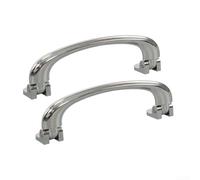 Chrome Interior Doors Pull Handles Pair, Fit for Classic Cars (for MG, Lotus, for Triumph TR4, for Jaguar, AH Sprite), 120mm Mounting Spacing