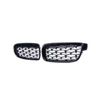 Chrome Kidney Grilles For BMW 3 Series F30 F35 F31 2012 2013 2014 2015 2016 2017 2018 Meteor Style Diamond Racing Grills Car Grill Front Grille(Glossy Black)