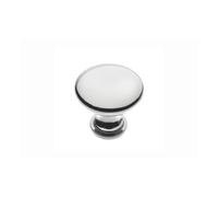 (Chrome) Kitchen Cupboard Cabinet Door Drawer Round Knob Handle Terni by GTV 11 Colours