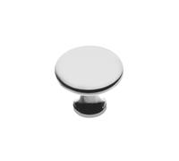 (Chrome) Kitchen Cupboard Cabinet Door Drawer Round Knob Handle Udine by GTV 7 Colours