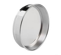 Chrome Mesh Sieve 20cm Diameter for Sample and Medicine Testing, 304 Stainless Steel Bottom Screen with Various Mesh Aperture Sizes from 10 to 100 (18 Mesh)