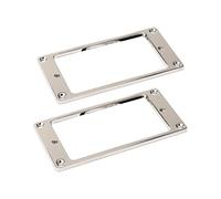 Chrome Metal Flat Electric Guitar Humbucker Pickup Ring, Thicknes 2mm Frame Mounting Ring Pack of 2