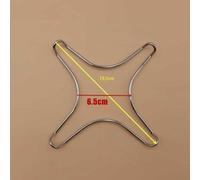 Chrome Metal Gas Stove For Ring Reducer and Moka Pot Stand, Espresso Maker Trivet and Small Pan Support for Gas Hob, Coffee Pot Holder and Milk Pan Rack with Hob(A)