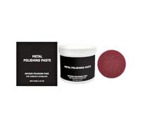 Chrome Metal - Scratch Remover Paste for Mirror Shine | 5.7x6.3cm, 100g Oxidation Restorer, Stainless Steel Cream for Wheels, Brass Stacks Buffing, Glaze Compound Car Bumpers