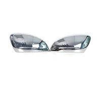Chrome Mirror Cover Rear View Side Door Mirror Cap Decoration For Peugeot 2008 14-18 For Citroen C3 C4 For CACTUS 18-20 MTVTFECEWG(Left-Right)