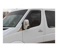 Chrome Mirror Cover Triangle Trim 2 pcs For MERCEDES SPRINTER W907 2018 ONWARDS