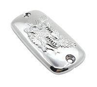 Chrome Motorcycle Brake Master Cylinder Reservoir Cover Free Spirit Eagle Head Ornament For Honda Shadow 400 700 Magna 250 750 Steed 400 600 Valkyrie Goldwing