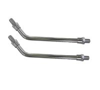 Chrome motorcycle mirror Stem 10mm, universal fit.
