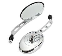 Chrome Motorcycle Rear View Mirror For Honda CB1000R CB1300 CB600F For Hornat CBF600 CBR125R CBF125 Glass Lens Parts Wing