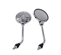 Chrome Motorcycle Rearview Mirror ABS 8 10MM Side Mirror Universal For Dragstar 1100 XVS 650