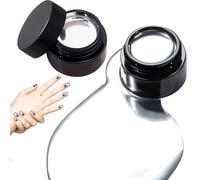 Chrome Nail Polish, 2pcs 10g 3D Mirror Metallic Painting Gel for Nails, High Glossy Reflective Metal Painting Gel, Metallic Nail Polish for Beginner, Professionals