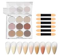 Chrome Nail Powder - Magic Mirror Finish - Chrome Effect | DIY Rainbow Gradient Decoration for Easter Halloween Christmas