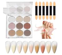 Chrome Nail Powder, Shiny Magic Mirror Finish, Powder Set | Shining Art Gradient Rainbow DIY Decoration for Easter, Halloween, Christmas