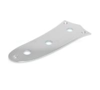 Chrome Nickel 3-Knob Short-Scale Control Plate | Vintage chrome nickel 3-knob control plate, direct fit for compact guitar bass(Vintage)