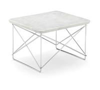 Chrome Occasional Table LTR by Charles & Ray Eames Marble White one size