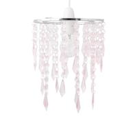 Chrome & Pink Jewels Light Shade