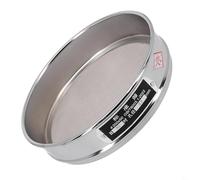 Chrome-Plated 20 cm Sieve with 304 Stainless Steel Mesh, 4-600 Mesh Laboratory Sieve for Pharmaceutical, Food, Mining & Material TES(80 Mesh)