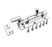 Chrome Plated 75mm x 25mm Necked Barrel Bolt Door Slide Lock