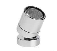 Chrome Plated Brass Faucet Aerator Featuring 360 Degree Rotating Nozzle For Kitchen Sink And Bathroom Lavatory Silver 24mm Male(A)