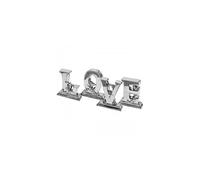 CHROME PLATED CERAMIC LOVE LETTERS - CP58