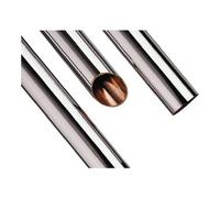Chrome Plated Copper Tube 200mm 15mm Solid pipe Radiator Tails ETC Pack 2