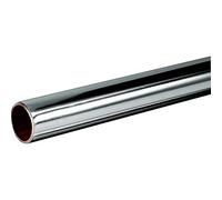 Chrome Plated Copper Tube 22mm x 1m Length BS EN1057 R250 British Copper 1000mm