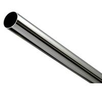 Chrome Plated Copper tubing/Pipe/Tube 15mm x 1Metre (NOT for wardrobes - You Will Need Steel))