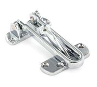 Chrome Plated - Front Door Security Chain Restrictor Heavy Duty Strong Home Safety