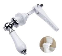 Chrome Plated Metal Toilet Flush Lever - Universal Fit Cistern Handle