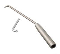 Chrome Plated Steel Bar Wire Knotter for Construction(C) | Secure grip handle, reduces hand fatigue, perfect for fencing, concrete work, tying