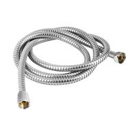 Chrome Plated Water Pipe Supply, Durable and Flexible Stainless Steel Shower Nozzle Hose, Household Bathroom Water Pipe Accessories(3 M Tube,3pcs)