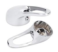 Chrome Plated Zinc Alloy Single Handle Basin Mixer Faucet Tap - 35mm, Cold & Warm Water, Kitchen & Bathroom