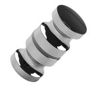 Chrome Plated Zinc Alloy Single Hole Handle for Glass Doors Compatible with 6mm to 18mm Thickness in Modern Interiors (Silver)