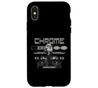 Chrome-pulse - Y2K Streetwear Case for iPhone X/XS