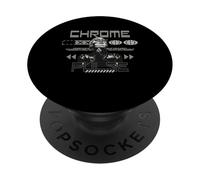 Chrome-pulse - Y2K Streetwear PopSockets Adhesive PopGrip