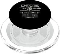 Chrome-pulse - Y2K Streetwear PopSockets PopGrip for MagSafe