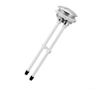 Chrome Push Button Assembly Adjustable Rod Dual Flush System