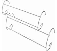 Chrome radiator airers/towel rail drier - pack of 4