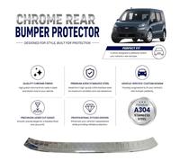 Chrome Rear Bumper Protector for Ford Transit Connect 2014-2021, Sill Guard