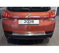 Chrome Rear Bumper Protector Scratch Guard for Peugeut 2008 [2013-2016]
