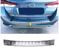 Chrome Rear Bumper Scratch Protector S.STEEL WITH COMPATIBLE AURIS Touring Sports 2013 onwards