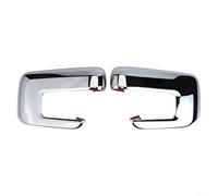 Chrome Rear View Side Mirror Covers Trim Set Compatible with For Ford F150 2021 2023 Featuring Turn Signals (Electroplating)