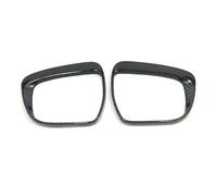 Chrome Rearview Mirror Covers Rain Eyebrow Trim Cover For Nissan For Qashqai J11 2016 2017 2018 2019 2020 Accessories(carbon fiber)